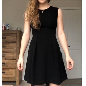 Black skater dress